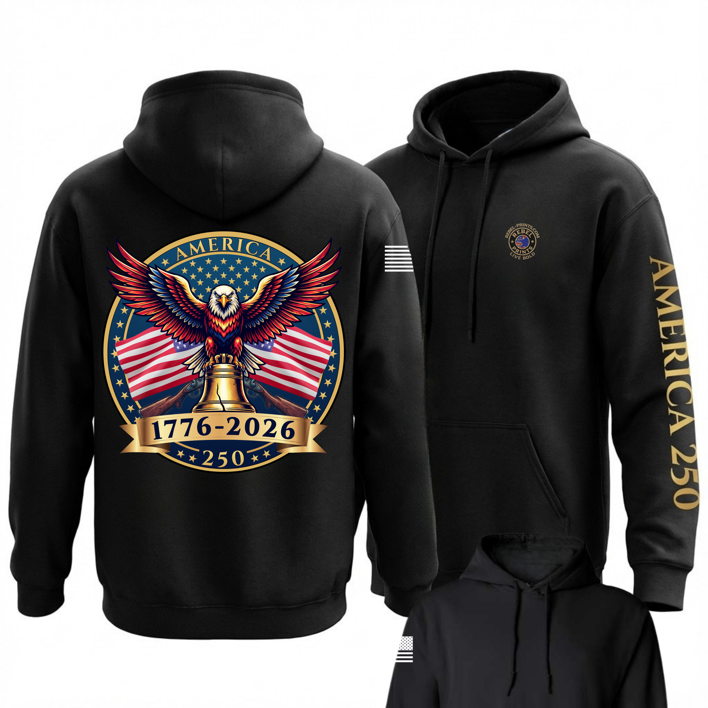 America 250 Logo Hoodie