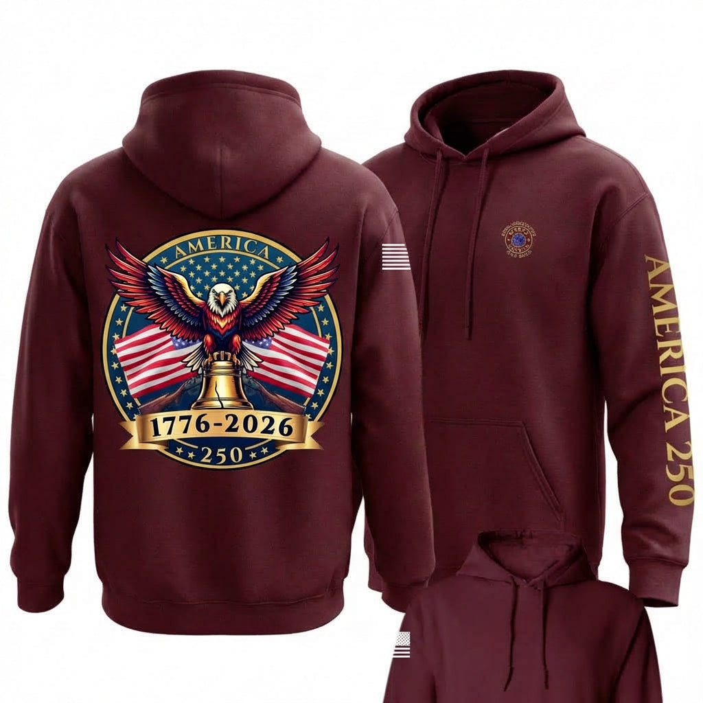 America 250 Logo Hoodie