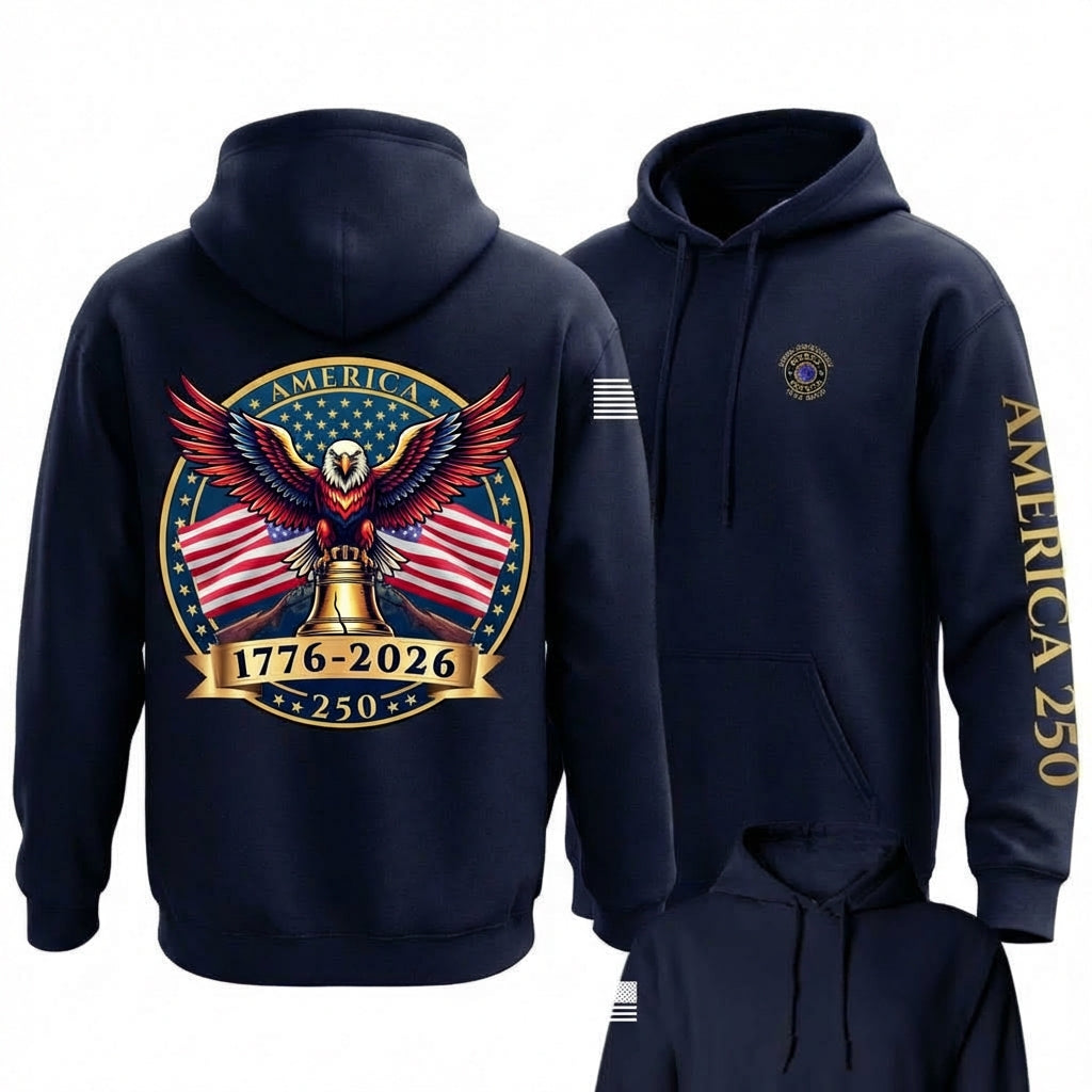 America 250 Logo Hoodie